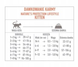 Nature's Protection Lifestyle GF Łosoś Kitten 400g
