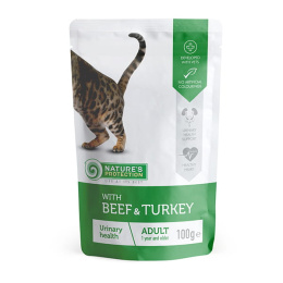 Nature's Protection Adult Cat "Urinary health" Beef & Turkey 100g