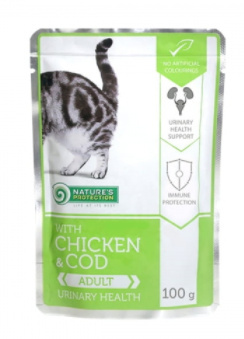Nature's Protection Adult Cat "Urinary health" Chicken & Cod 100g