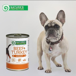 Nature's Protection Adult Dog Beef & Turkey 400g
