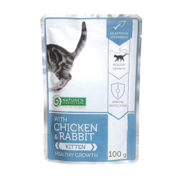 Nature's Protection Kitten "Healthy growth" Chicken & Rabbit 100g