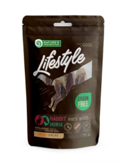 Nature's Protection Lifestyle Snacks Rabbit Ears with Horse 75g