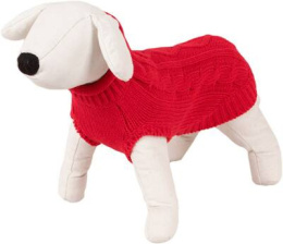 Sweterek dla psa Happet czerwony M-30cm