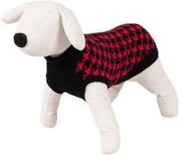 Sweterek dla psa Happet czerwono-czarny 35cm