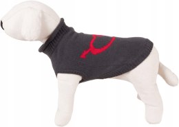 Sweterek dla psa Happet grafit S-25cm