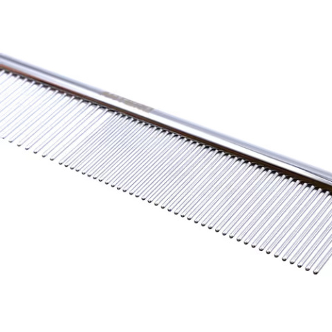 Artero Mini Comb Nature Collection - mały metalowy grzebień z mieszanym rozstawem ząbków 50/50 15 cm