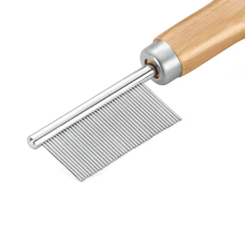 Artero Nature Mini Eye & Face Comb - mały bambusowy grzebień do okolic oczu i pyszczka