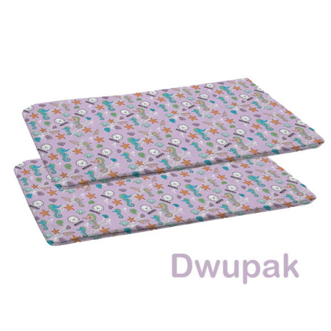 MISOKO Wielorazowa mata 40x500cm KONIK RÓŻ ZESTAW 2szt.