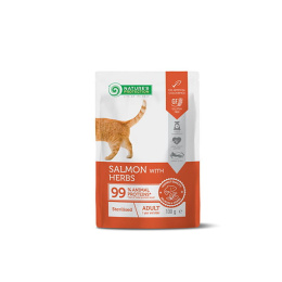 Nature's Protection Adult Cat Sterilised with Salmon and Herbs 100 g