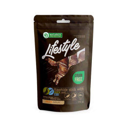 Nature's Protection Lifestyle Snacks Rawhide Stick with Duck & Cod 75g