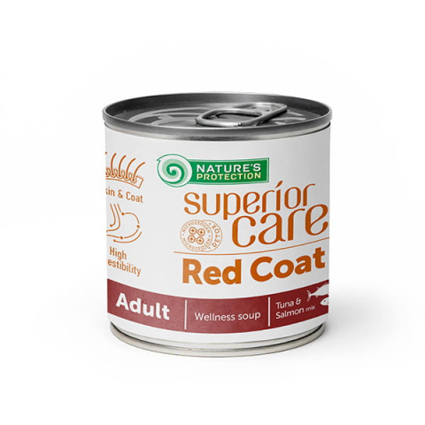 Nature's Protection SC Red Coat Tuna & Salmon Wellness Soup 140 ml