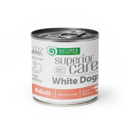 Nature's Protection SC White Dogs Tuna & Salmon Wellness Soup 140 ml