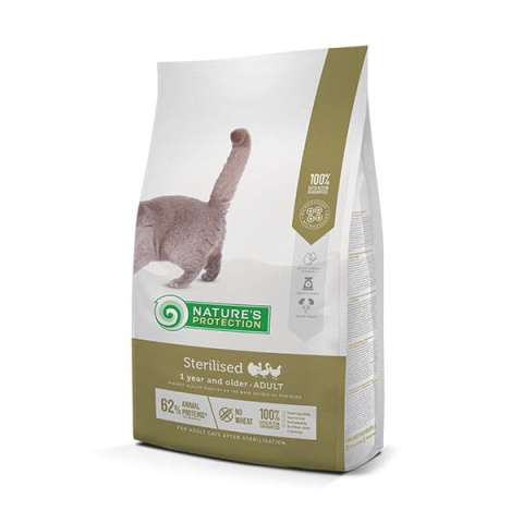 Nature's Protection Sterilised Poultry Adult Cat 2 kg