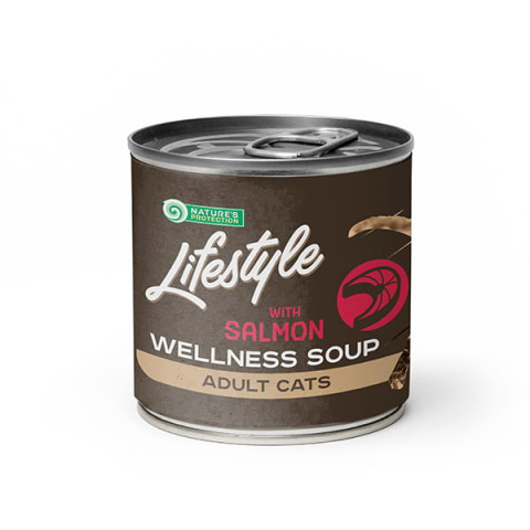 Nature's Protection Sterilised Salmon soup for cats 140ml