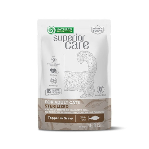 Nature's Protection Superior Care Adult Cat Sterilised Tuna 70g