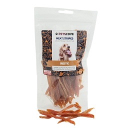 Petscove Meat Stripes – Przysmak dla psów z delikatnym smakiem indyka 80 g
