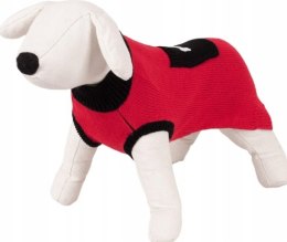 Sweterek dla psa Happet 410M czerwony M-30cm